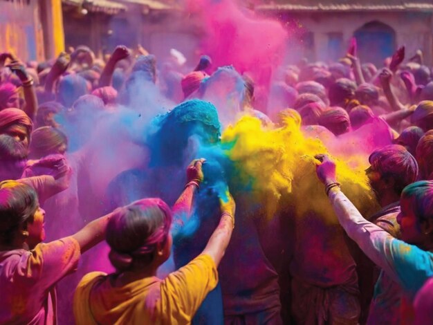 Le festival coloré de la poudre de Holi