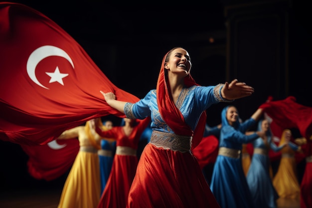 Photo festival de danse turque pour la fête de la république
