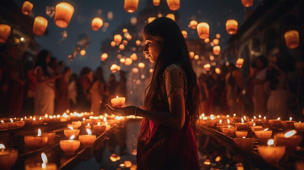 Festival de Diwali hindi