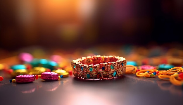 Festival Raksha Bandhan célébrant des objets minimaux et une séance photo conceptuelle