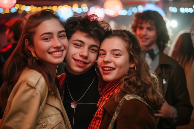 Fête de danse rétro avec des danseurs