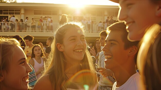 Fête le dernier jour d'école