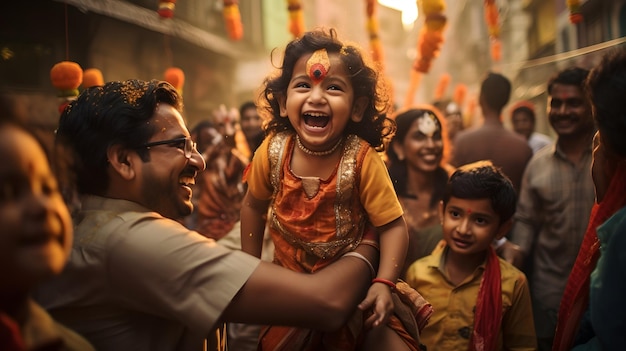 Fête divine des célébrations captivantes de Durga Puja