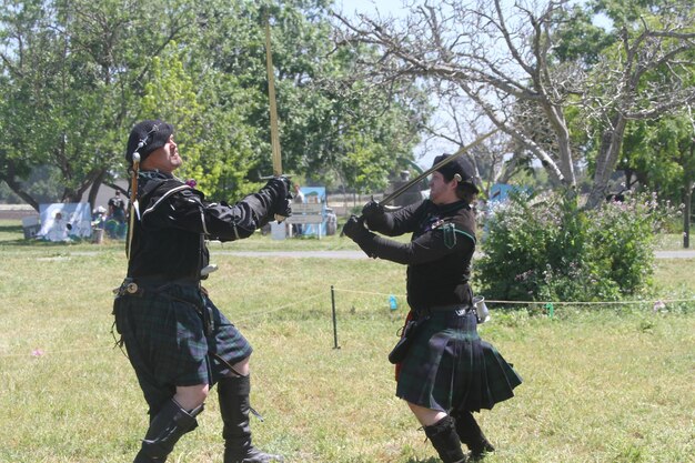 Photo fête du tartan écossais