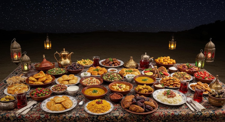Photo la fête de l'iftaar du ramadan