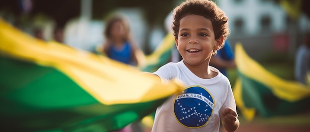 Fête de l'indépendance du Brésil AI générative