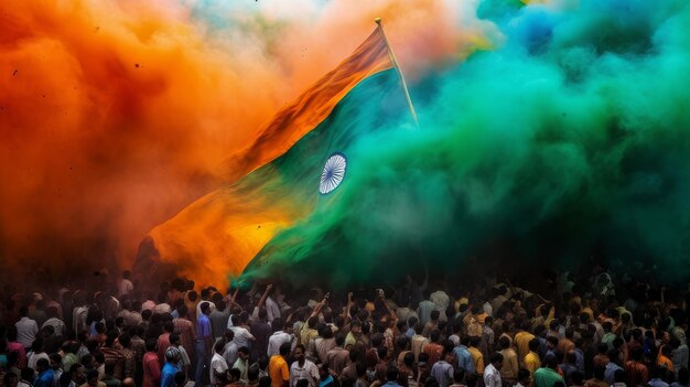 fête de l&#39;indépendance indienne