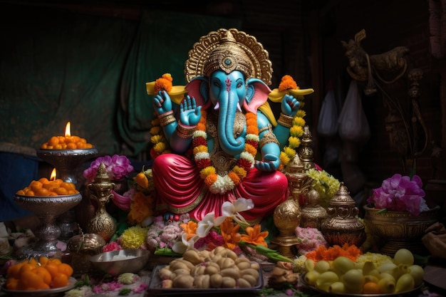 Fête indienne de Ganesh du Seigneur Ganesha