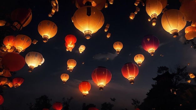 Fête des lanternes chinoises