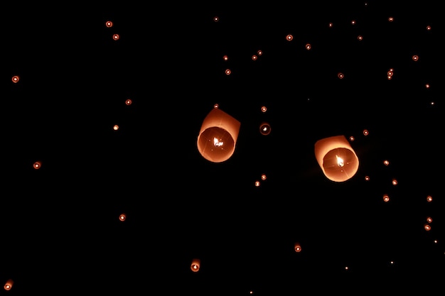 Photo fête des lanternes en thaïlande