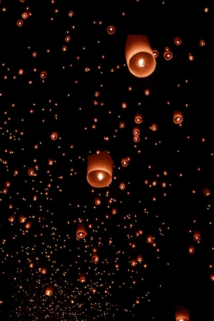 Photo fête des lanternes en thaïlande