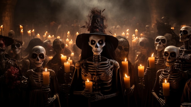 fête des morts et halloween