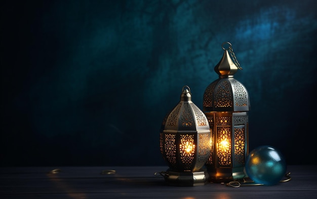 La fête musulmane du mois sacré du Ramadan Kareem Beau fond