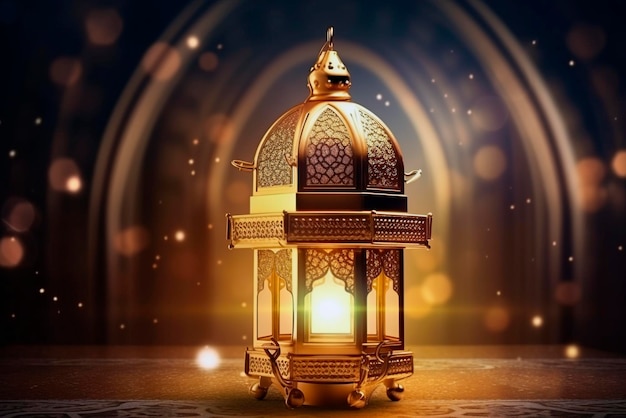 La fête musulmane du mois sacré de Ramadan Kareem générée par AI