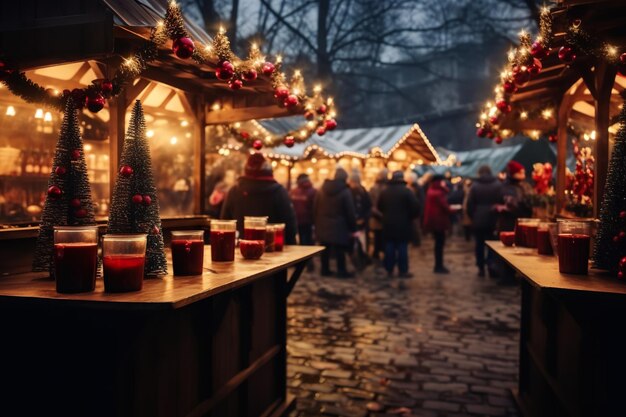 Une fête de Noël joyeuse avec des délices de fête