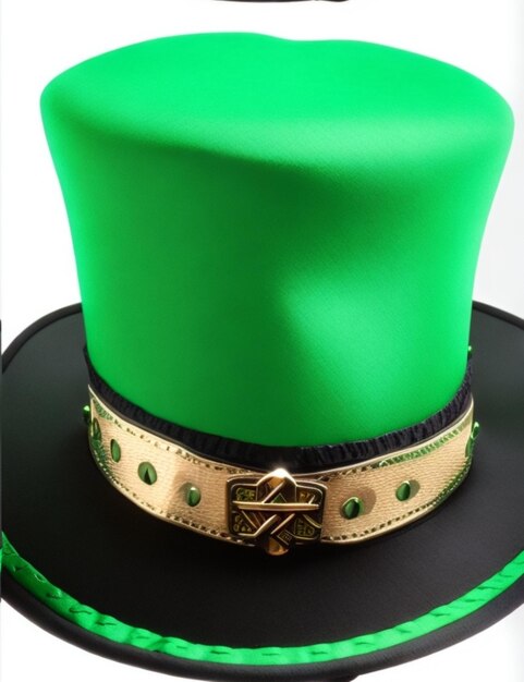 La fête de Saint-Patrick Le chapeau irlandais avec boucle