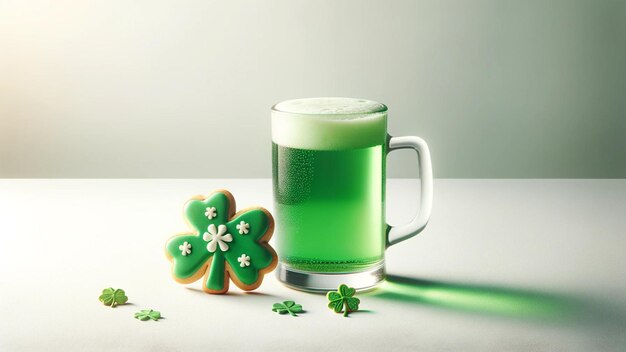 La fête de la Saint-Patrick, le chapeau de lapin et la bière verte