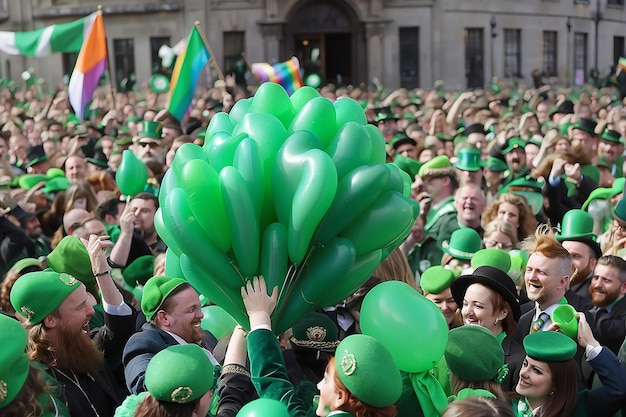 Photo la fête de saint patrick est un jour de fierté pour l'irlande.