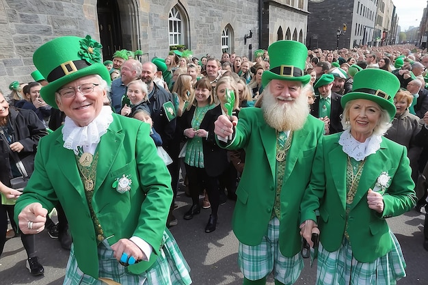Photo la fête de saint patrick est un jour de fierté pour l'irlande.