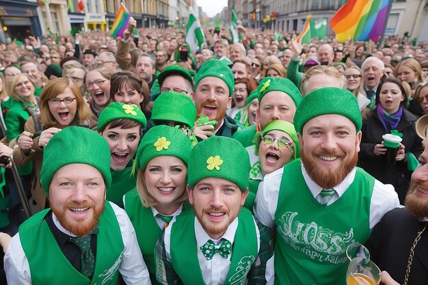 Photo la fête de saint patrick est un jour de fierté pour l'irlande.