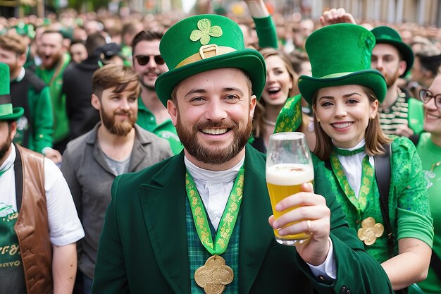 Photo la fête de saint patrick est un jour de fierté pour l'irlande.