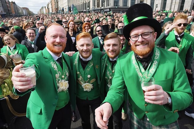 Photo la fête de saint patrick est un jour de fierté pour l'irlande.