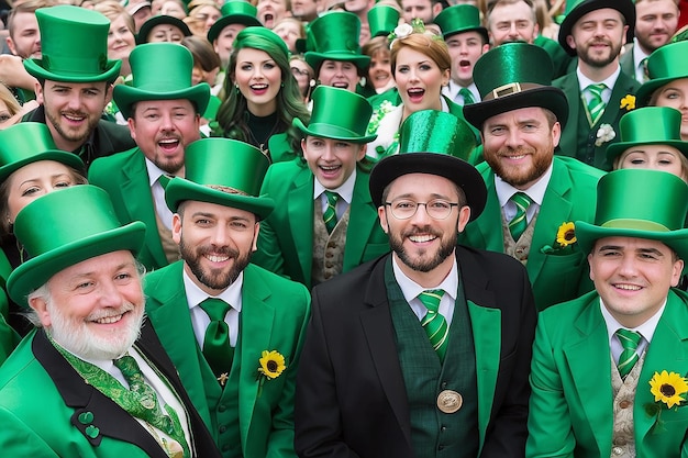 Photo la fête de saint patrick est un jour de fierté pour l'irlande.