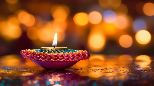 Fête traditionnelle indienne de Diwali