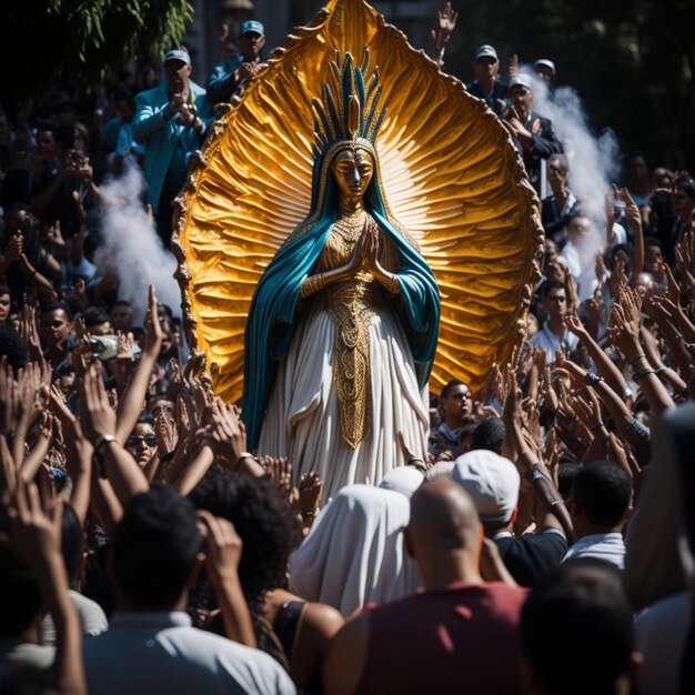 Photo la fête de la vierge de guadalupe