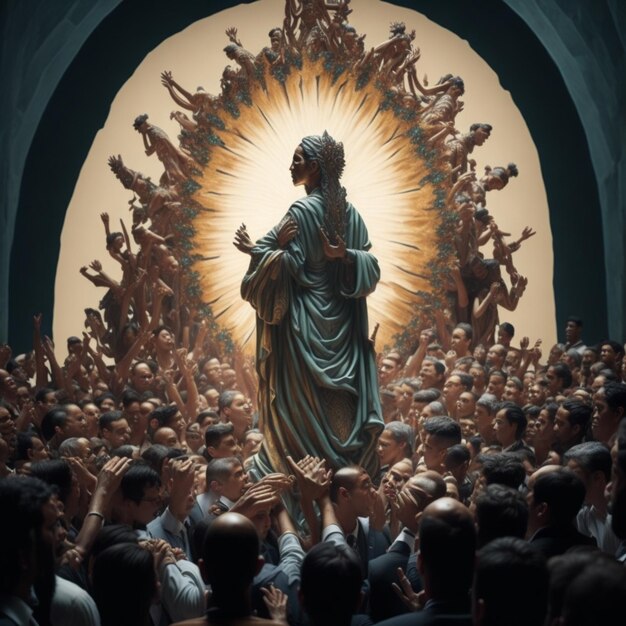 Photo la fête de la vierge de guadalupe