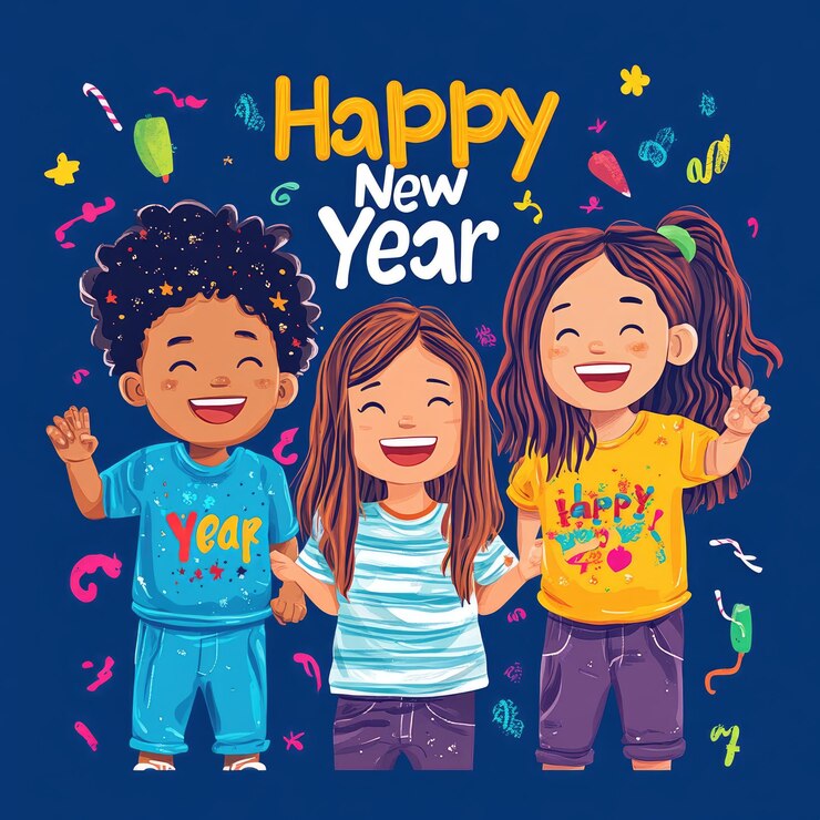 Les fêtes du Nouvel An soulignent la joie des adolescents multiculturels