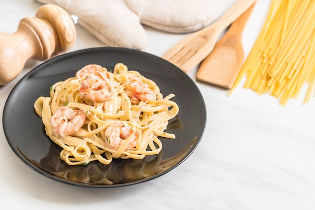 fettuccini aux crevettes