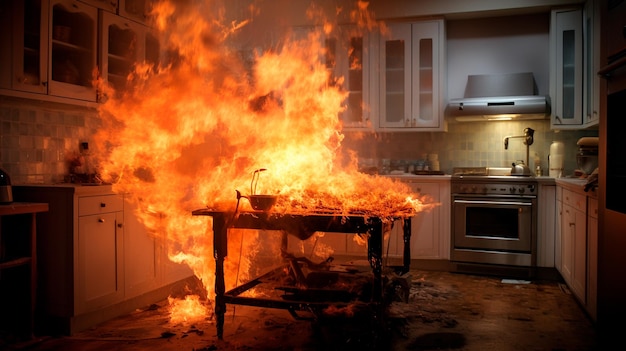 Feu dans la cuisine IA générative