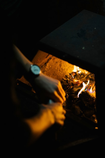 Feu dans la fournaise