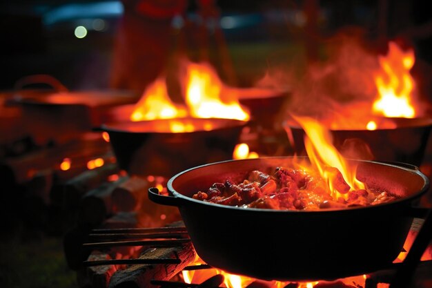 Feu et fête La magie de la cuisine en plein air