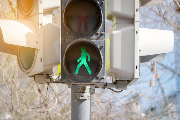 Feu vert de la ville rendez-vous