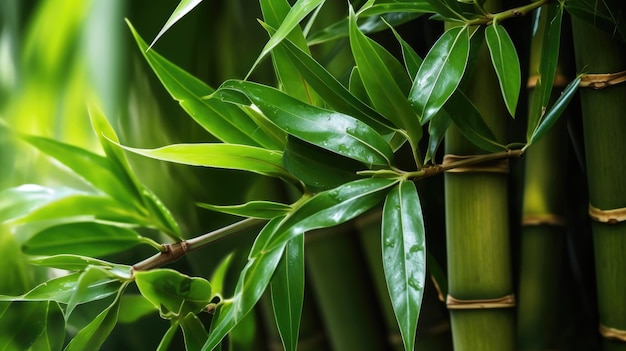 Feuille de bambou