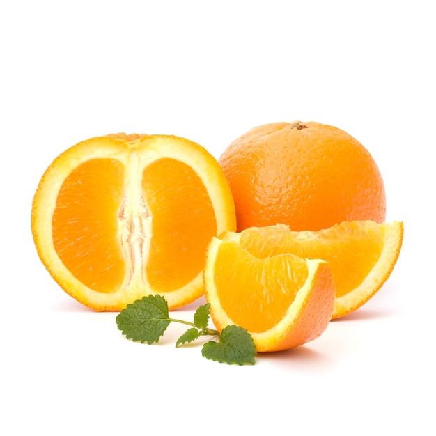 Feuille de menthe orange et citron
