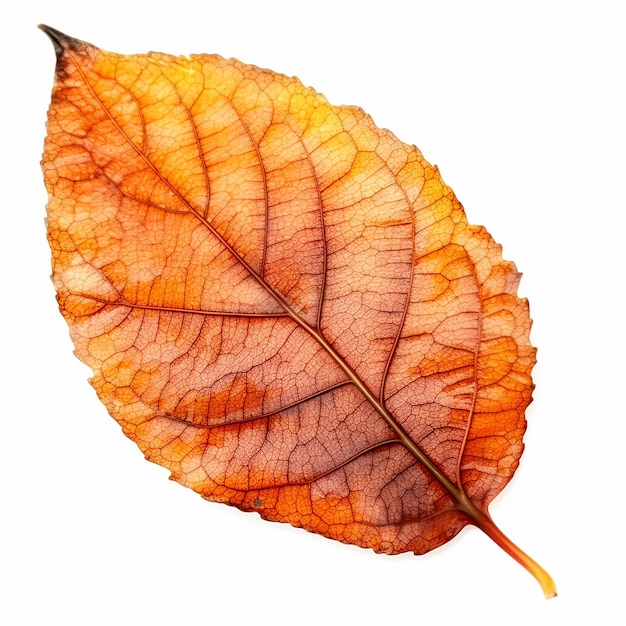 Une feuille avec le mot automne dessus