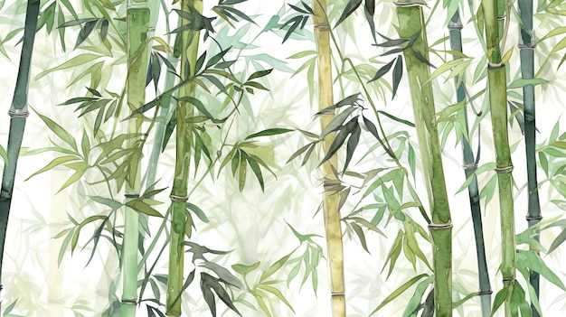 Feuille de palmier en bambou tropical Papier peint La nature de luxe laisse la conception de modèle