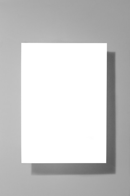 Feuille de papier blanc