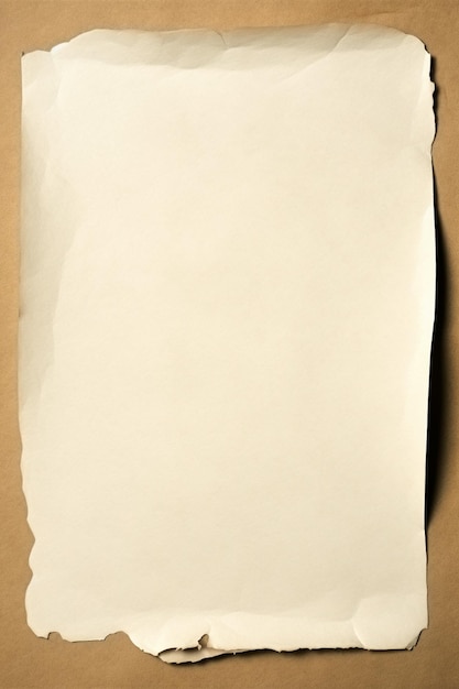 Une feuille de papier vierge qui dit " le mot " dessus "