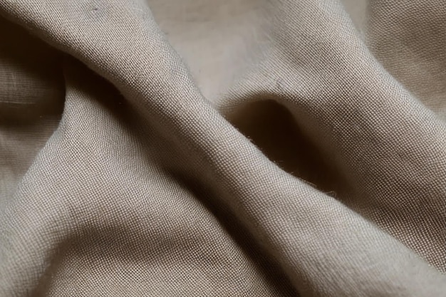 Une feuille de tissu beige