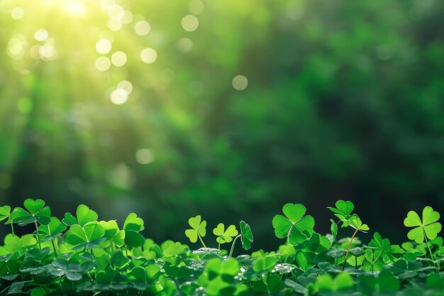 La feuille de trèfle Joyeux jour de Saint-Patrick