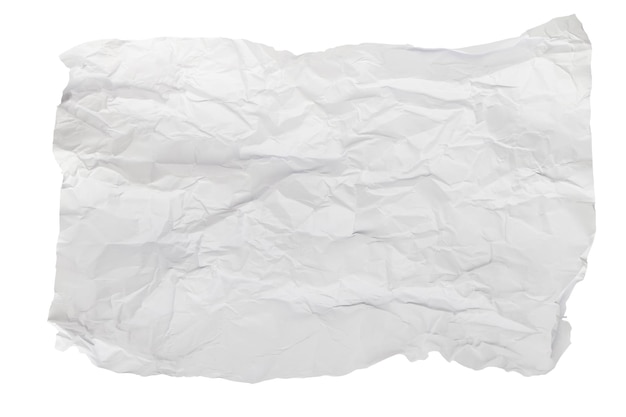 une feuille de vieux papier froissé