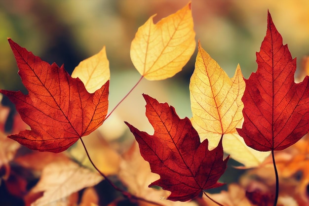 Feuilles D'automne Fond D'écran