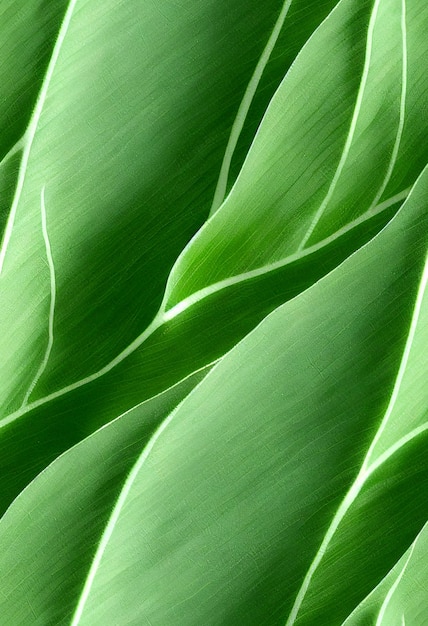 Feuilles de Calathea close up modèle 3d illustré