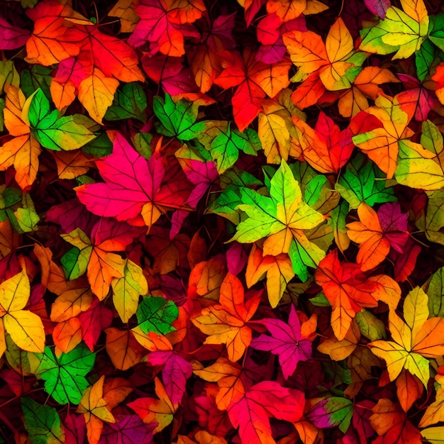 feuilles colorées fond d'écran feuille colorée d'une fleur