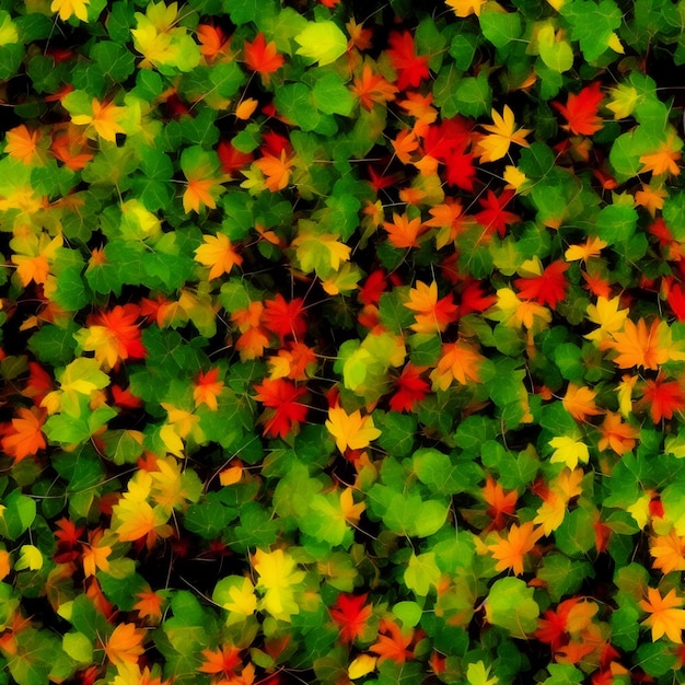 feuilles colorées fond d'écran feuille colorée d'une fleur