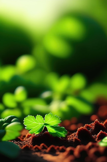 Des feuilles de persil vertes fraîches dans le jardin en arrière-plan Vue rapprochée d'une plantation de verdure